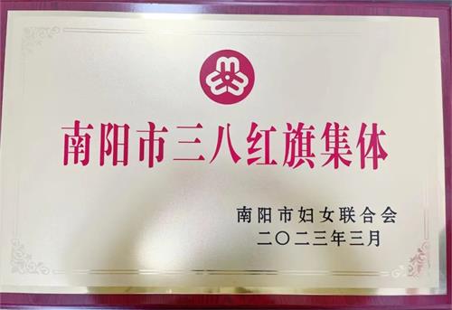 喜訊！我院榮獲“南陽市三八紅旗集體”榮譽(yù)稱號